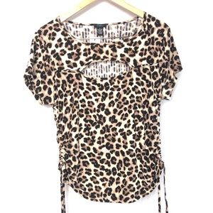 Rue21 New Leopard Tee blouse size 1X